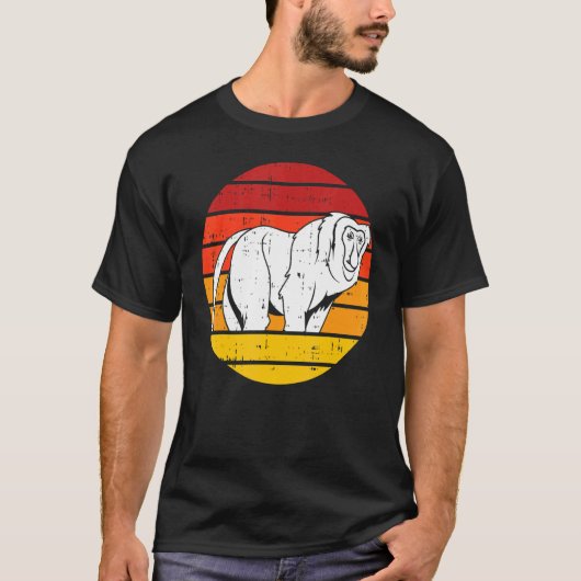 レトロプロボシス・モンキー Tシャツ (正面)