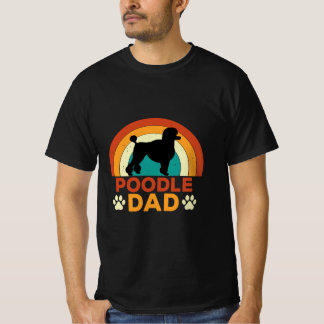 レトロプードルパパ Tシャツ