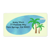 レトロプールサイド ラベル (正面)