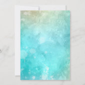 レトロプールパーティの招待状 招待状 (裏面)