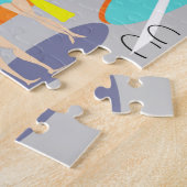 レトロプールパーティーパズル ジグソーパズル (側面)