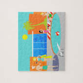 レトロプールパーティーパズル ジグソーパズル (縦)