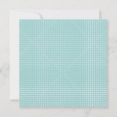 レトロプールパーティー誕生日招待状 (裏面)