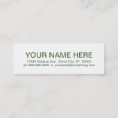 レトロプール スキニー名刺 (裏面)