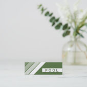 レトロプール スキニー名刺 (スタンド正面)