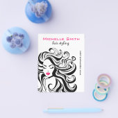 レトロヘアスタイリングマーケティング チラシ (シングル)