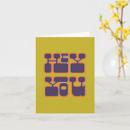 レトロヘイユーパープルグリーン カード