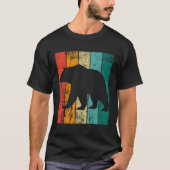 レトロベア Tシャツ (正面)