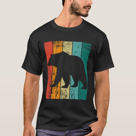 レトロベア Tシャツ (正面)