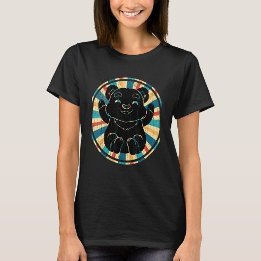 レトロベア Tシャツ (正面)