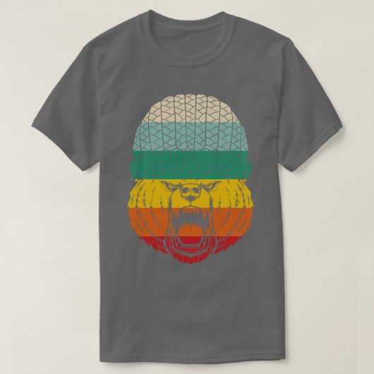 レトロベア Tシャツ (デザイン正面)