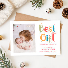 レトロベイビーのファーストクリスマス 誕生発表 シーズンカード