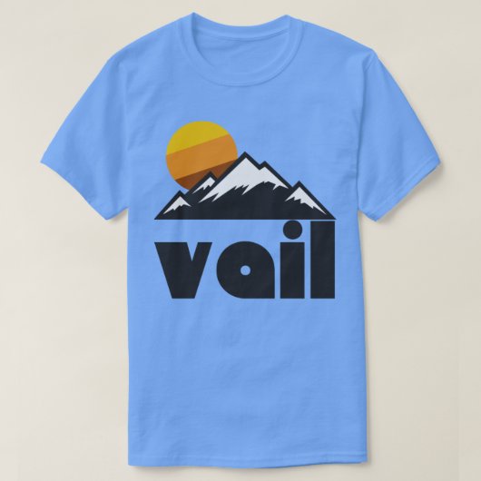 レトロベイルコロラド)((観光客土産旅行D Tシャツ (デザイン正面)