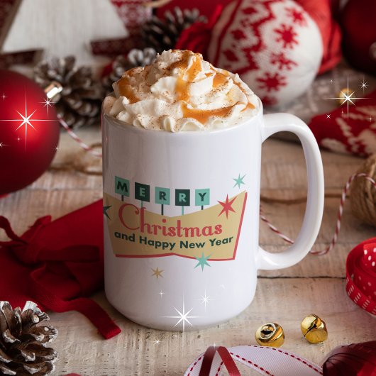 レトロベガスヴィーベメリークリスマスジョイへ世界 コーヒーマグカップ