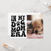 レトロベストドッグマムカード – 誕生日または母の日 カード (正面/裏面インサイチュ)