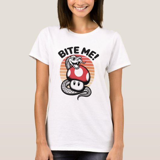 レトロベノム - 咬まれちゃう! Tシャツ (正面)