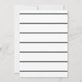 レトロベビーはコーヒーを醸造しているカップル赤ちゃんシャワー 招待状 (裏面)