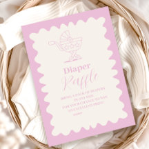 レトロベビーカーのスケッチドードルディッパーラッフル