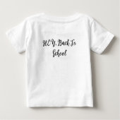 レトロベビークロコディレス新学期Tシャツ | おい ベビーTシャツ (裏面)