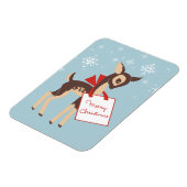 レトロベビートナカイ | クリスマスフレキシブルマグネット マグネット (左側)