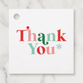 レトロベビー外は寒いありがとう フェイバータグ (正面)