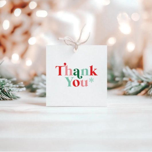 レトロベビー外は寒いありがとう フェイバータグ