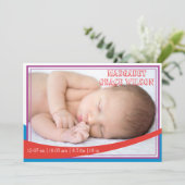 レトロベビー発表 案内状 (スタンド正面)