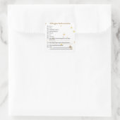 レトロベーカリーアレルゲン情報シール スクエアシール (バッグ)