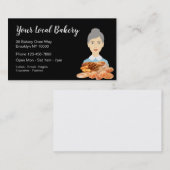 レトロベーカリーショップ名刺 名刺 (正面/裏面)