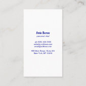 レトロベーカー手描きウィスクロゴ 名刺 (裏面)