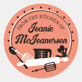 レトロベーキング器具パン屋の台所から ラウンドシール