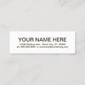 レトロベーグル スキニー名刺 (裏面)