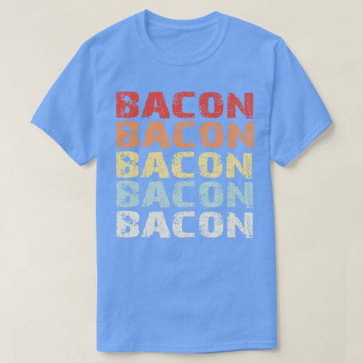 レトロベーコン Tシャツ (デザイン正面)