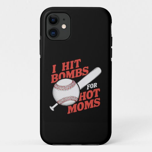 レトロベースボール お母さん大好き ホームラン王 Case-Mate iPhoneケース (裏面)