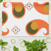 レトロペイズリーキッチンタオル キッチンタオル (折り畳み)