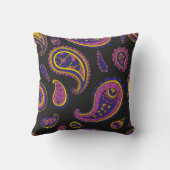 レトロペイズリーパターン クッション (裏面)