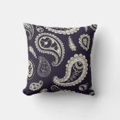 レトロペイズリーパターン クッション (正面)