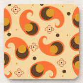 レトロペイズリー コースター (正面)