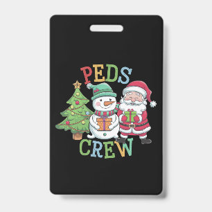 レトロペットクルークリスマス小児ナース看護 バッジ