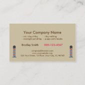 レトロペットグルーミングサービスペットサロン 名刺 (裏面)