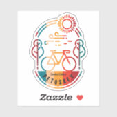 レトロペトスキー自転車トレイル シール (シート)