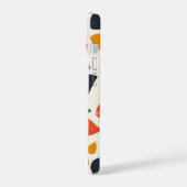 レトロペブルモザイク iPhone 15ケース (左側面)