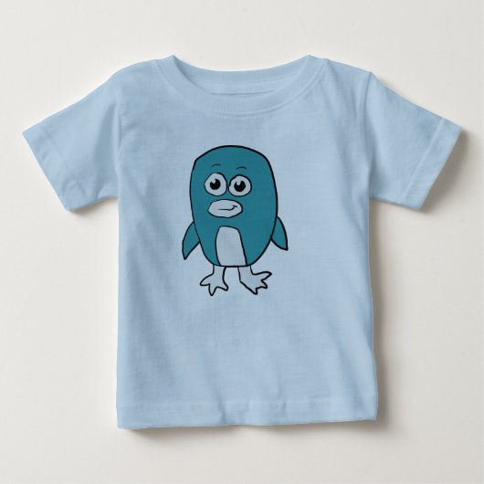 レトロペンギン ベビーTシャツ (正面)
