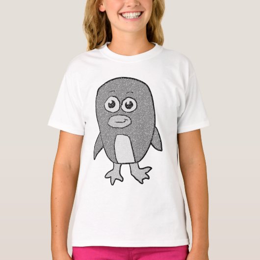 レトロペンギン Tシャツ (正面)