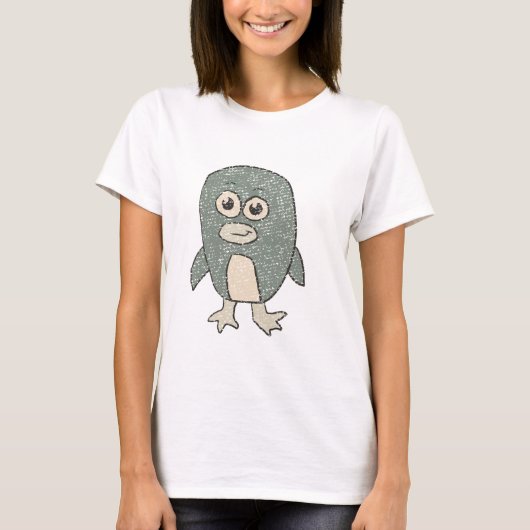 レトロペンギン Tシャツ (正面)