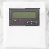 レトロページャ矩形ステッカー 長方形シール (バッグ)