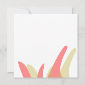 レトロホットドッグクックアウトパーティー誕生日招待状 (裏面)