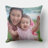 レトロホットピンクアウンティ写真 クッション (裏面)