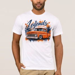 レトロホットロッドトラック グラフィックTシャツ Tシャツ