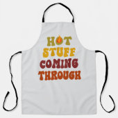 レトロホット物来ズスルーキッチンエプロンBBQ エプロン (正面)